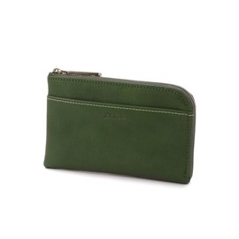 Dakota DA-35880 Women's L-Shaped Zipper Genuine Leather Wallet, green