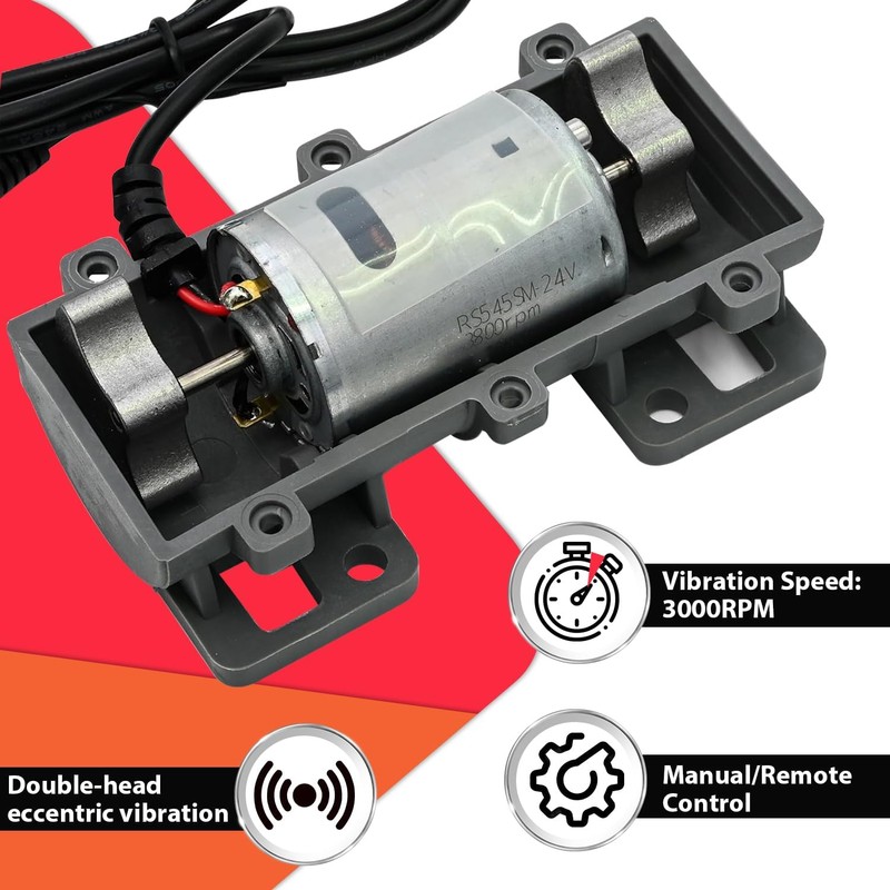 24V DC Motor 3800rpm Strong Vibration Motor Mini Rotary Speed