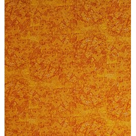 Timeless Treasures HWANG Orange Cotton Fabric TIMELESS TREASURES Wild Iris BY THE YARD BTY