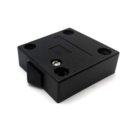 FUJIE Cupboard Door Switch Black Surface Push to Break Door Light Switch 2A 250V Cabinet Door Light Control Switch Light Door Switch 1 Pack