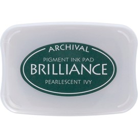 Tsukineko Brilliance Pearlescent Pad, Ivy Ink