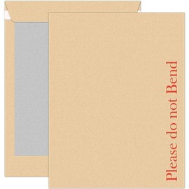 5 X A4 Board Back Manila Envelopes. Please Do Not Bend Written On Each Envelope. Size- 324mm x 229mm .Self Seal Secure Envelopes. IEDAHCIT PACKAGING. 5 ENVELOPES