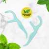 Professional Clean Flossers Extra Strong Flosser Pick, Fresh Mint, 150
