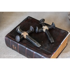 Handmade Rustic Railroad Spike Cross