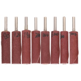 Angoily 8 Pcs Sanding Drum Kit,Sanding Mandrel Spindle Sander Adaptor for Drill and Power Drill,Drum Mandrels,Sanding Drums for Rotary Tool 80/120/240//400/600/800/1000 Grit