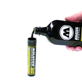 Molotow Speedflow Cocktail Permanent Ink Refill, Refill for Molotow 767.000 and 367.000 (Sold Separately), 250ml Bottle, Copper Black (691.767)