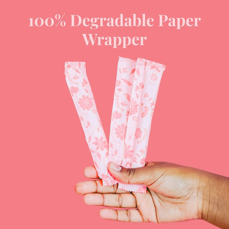 Pixie Organic Cotton Tampon Combo Pack – Regular & Super