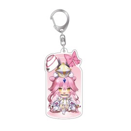 Algernon Products Fate/Grand Order Charatoria Acrylic Key Chain Assassin/Koyanskaya of Light, Approx. H 3.3 x W 2.0 inches (85 x 52 mm), Acrylic, Metal