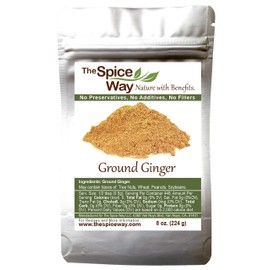 The Spice Way Ginger Powder- ( 8 oz ) a pure dry ground powdered root