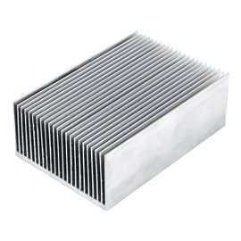 Aluminium Heatsink, 3.94" x 2.71" x 1.41" / 100 x 69 x 36 mm, Heatsink, Cooling 23 Blade Cooler for IC Modules, PC Computers, LEDs, Circuit Board Semiconductor Devices