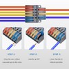 YQSIYU 2 in 4 Out Lever Nut Wire Connectors 28-12AWG