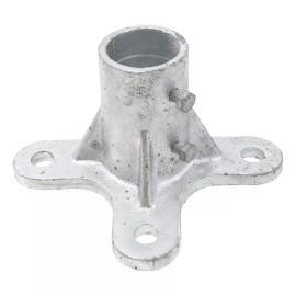 PLUM_FITTINGS 2" Floor Flange w/ 2 Set Screws (Fits 1 7/8" OD)