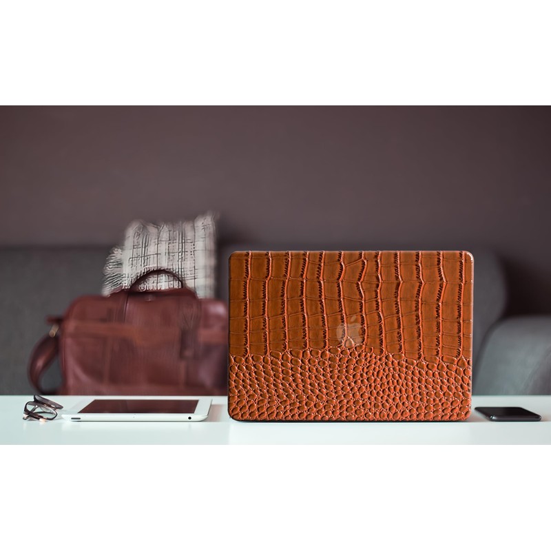 KEROM Crocodile Case for MacBook Pro 14 Inch 2024-2021 M4