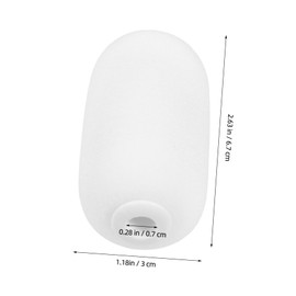 Operitacx 3pcs Replaceable Sponge Heads for Telescopic Rod Durable Water Absorbent Tool for Pottery Kitchen Bathroom Cleaning Clay Trimming Painting Applicator