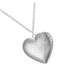 CORHAD Necklace for Women by Heart Shape Alloy Photo Frame Necklace Jewelry Detail