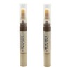 Pack of 2 Revolution Fast Base Lightweight Buildable Coverage Concealer,