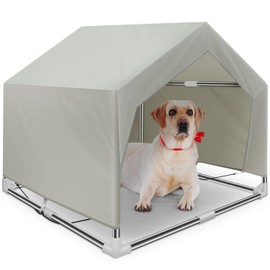 Dog Shade Shelter Outdoor Medium Tent Dog House for Medium Dogs, Outdoor Dog Tent, Outside Sun Rain Canopy Pet House for Cats, Rabbits and Other Pets