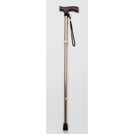 Makitec Economy Staff (Folding/Thick) with Storage Bag, OT-005 Brown