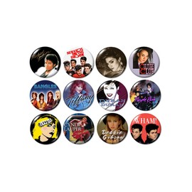 80's Music Buttons Pins