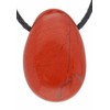 Lebensquelle Plus Red Jasper Drop Pendant | Drilled Tumbled Stone