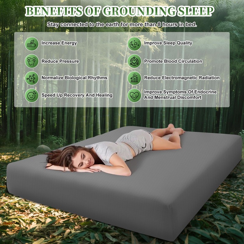 WingFly Grounding Fitted Sheets 180 x 200 cm Grounding Bed