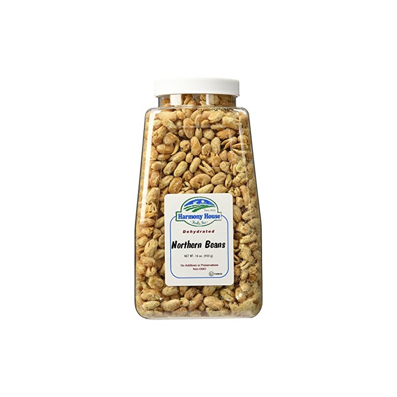 Harmony House Foods TRUE Dehydrated Great Northern Beans - Easy