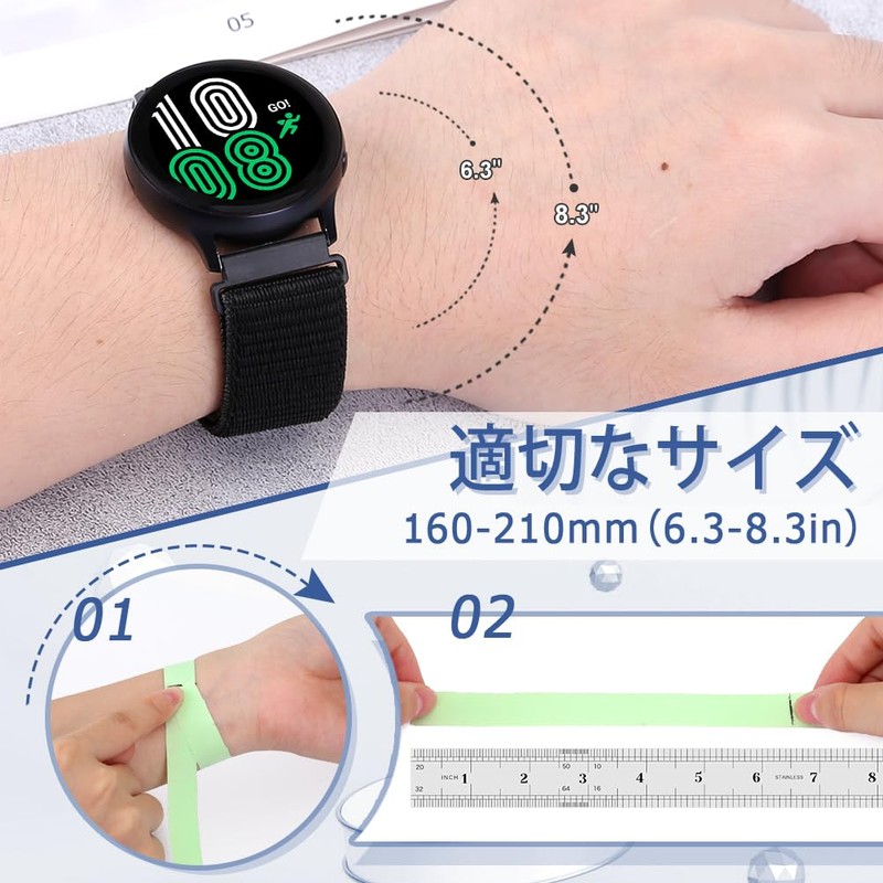 Bcuckood Watch Band, 18 mm, 19 mm, 20 mm, 22