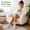 Thfaeyta 200 Pcs Plastic Foot Covers for Feet Pedicure Moisturizing
