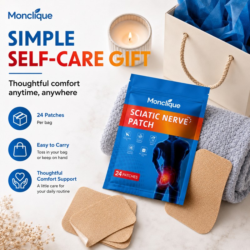 Hip & Lower Back Comfort Patches for Adults – Herbal-Inspired
