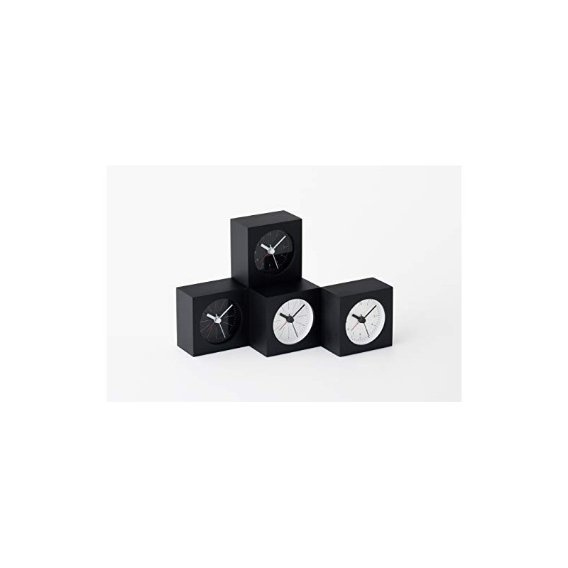 Remnos City Pop YK19-19 WH Lemnos Table Clock, Black, W7