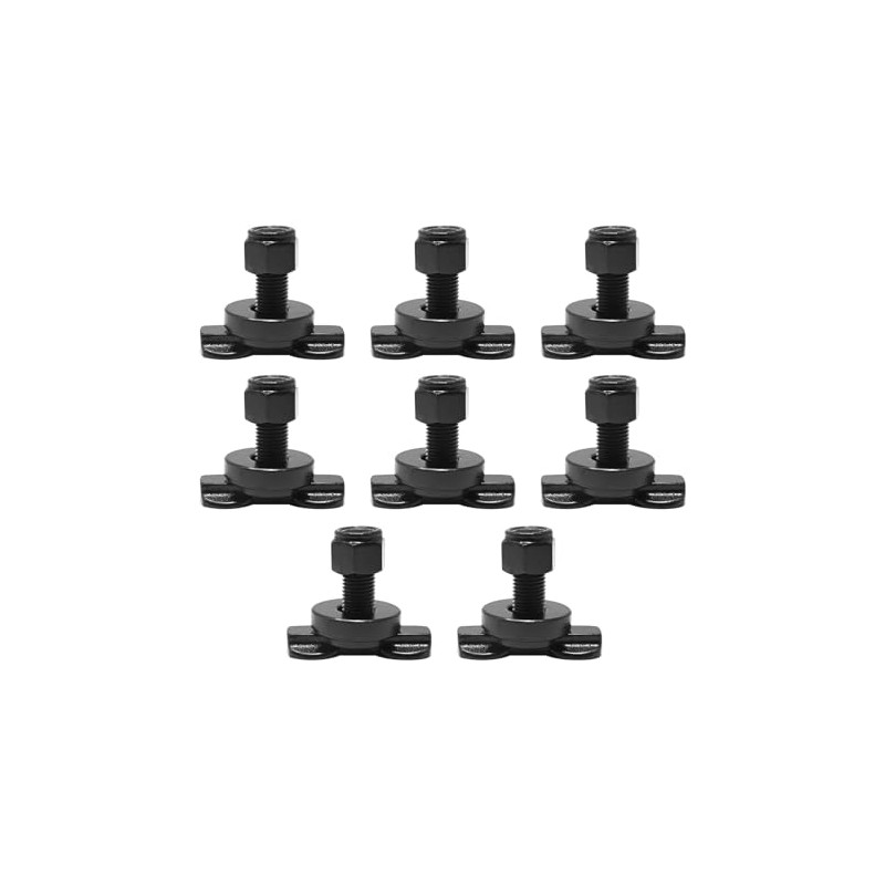 UOIENRT 8pcs Double Lug Threaded Stud Nut with L Track