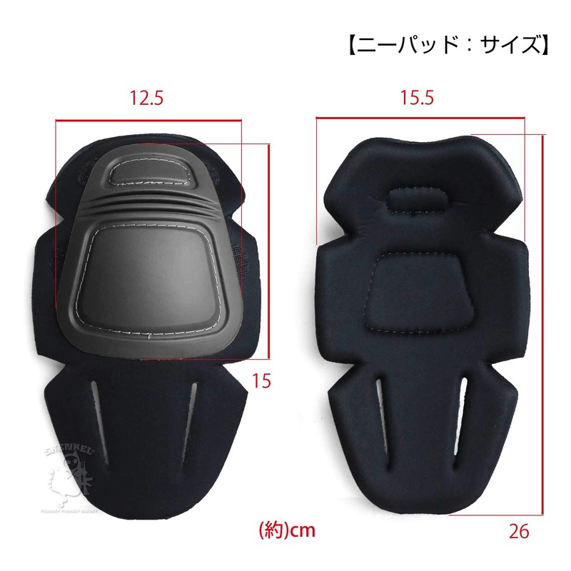 SHENKEL Crye Type Elbow & Knee Pads G2 (BK Black) Knee