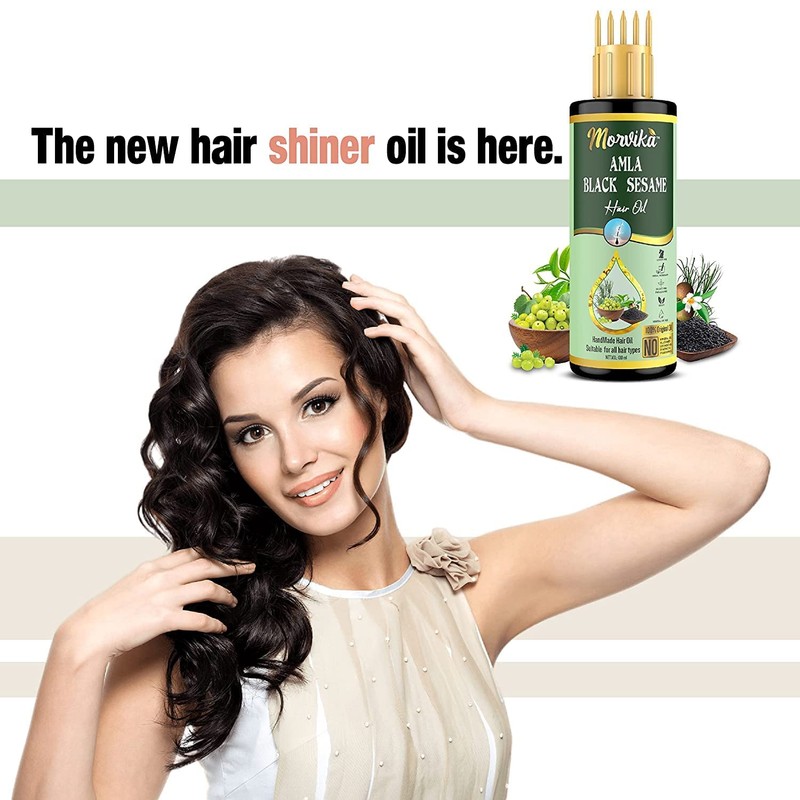 Verem Herbal Amla Black Sesame Hair Oil For Strong, Long