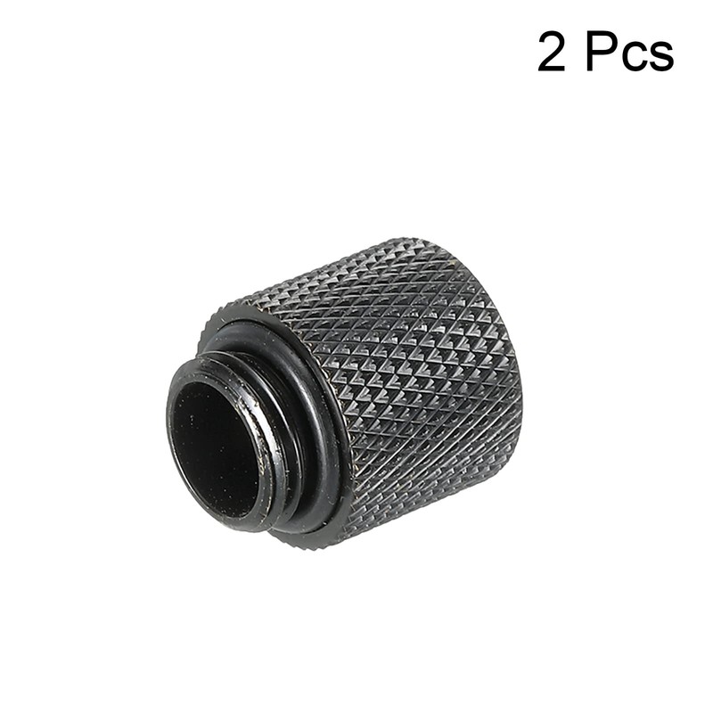 MECCANIXITY Male to Female Extender Fitting Black G1/4 x 20mm