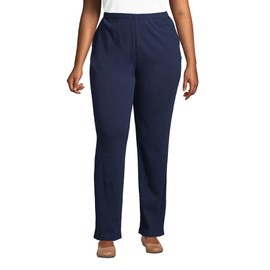 Lands' End Women s Sport Knit Pants Radiant Navy Tall Large