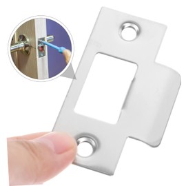 Angoily Stainless Steel Door Striker Plate Door Plate Kit for Easy Installation