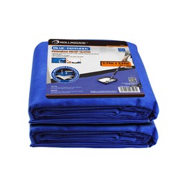 ROLLINGDOG Paint Drop Cloth - Heavy Duty and Reusable Paint Drop Cloth for Painting,Furniture & Floor Protection(Size 9 x 12 Ft - Pack of 2)