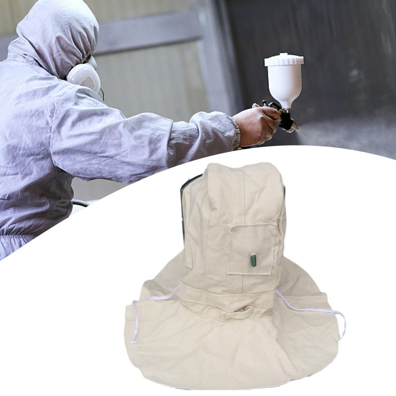 Ronyme Sand Blasting Hood Cap Sandblasting Mask for Cutting Polishing