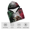 TiwBski Novelty Mexico Flag Print Hoodies Mexican Eagle Graphic Sweatshirt