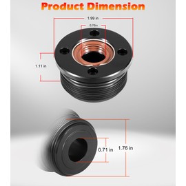 Trim Cap Cylinder with Seals 61A-43821-00-00 FSM040, Fits for Yamaha 200-225-250-300 HP (2-Pieces)