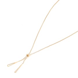 Luneu Long Necklace, Women's Necklace, Long, Popular, Lariette, Y-Shape, Gold, Silver, Chain, Accessory, Jewelry, Pendant, Choker, Stylish, Cute, Present, Metal, No Gemstone