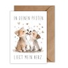 WBdesignz Love Card Partner Anniversary Card with Envelope - My