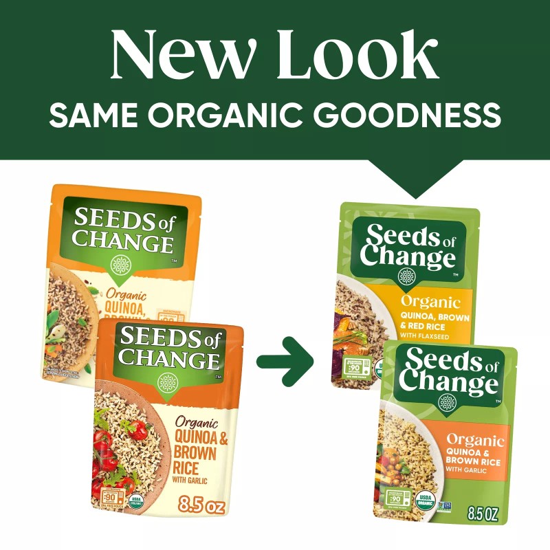 SEEDS OF CHANGE Organic Rice Variety Pack Quinoa Brown Red