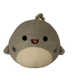 Squishmallows Gordon The Shark Plush Clip, 3.5 Inch