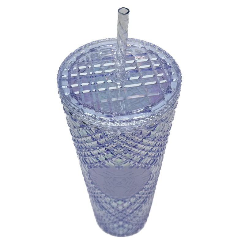 Starbucks 2022 Holiday Jewel Venti 24oz Tumbler with Straw (White)