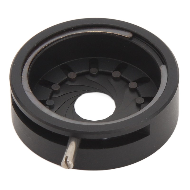 Aperture Diaphragm Manual Adjustable Aluminum 0.5‑15mm 12 Blades Iris Diaphragm