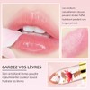 Lippenstifte aus Kristallblumen, Temperaturwechsel, Feuchtigkeitscreme, langanhaltend, wasserfest, Lippenbalsam (rot)