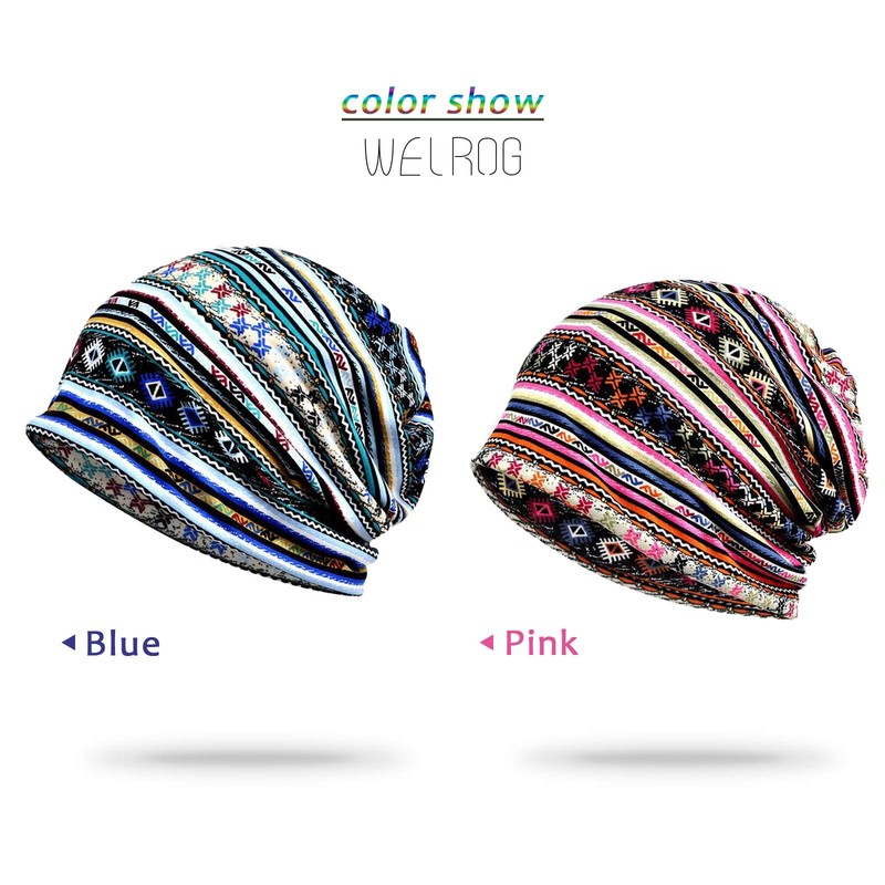 Welrog Chemo Hat, Women’s Hat, Lace Headscarf, Super Soft, Slouchy