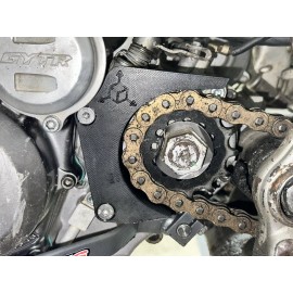 Solid Layer Motorsports 2004-2013 Yamaha YFZ 450 CARB POLY NYLON Case Saver Engine Chain Guard Protector