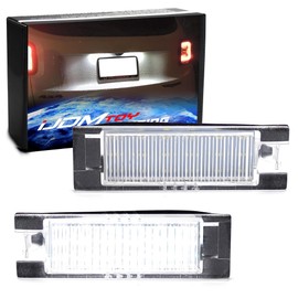 iJDMTOY OEM-Fit 3W Full LED License Plate Light Kit Compatible With Jeep 2015-up Renegade, Powered by 18-SMD Xenon White LED & Can-bus Error Free